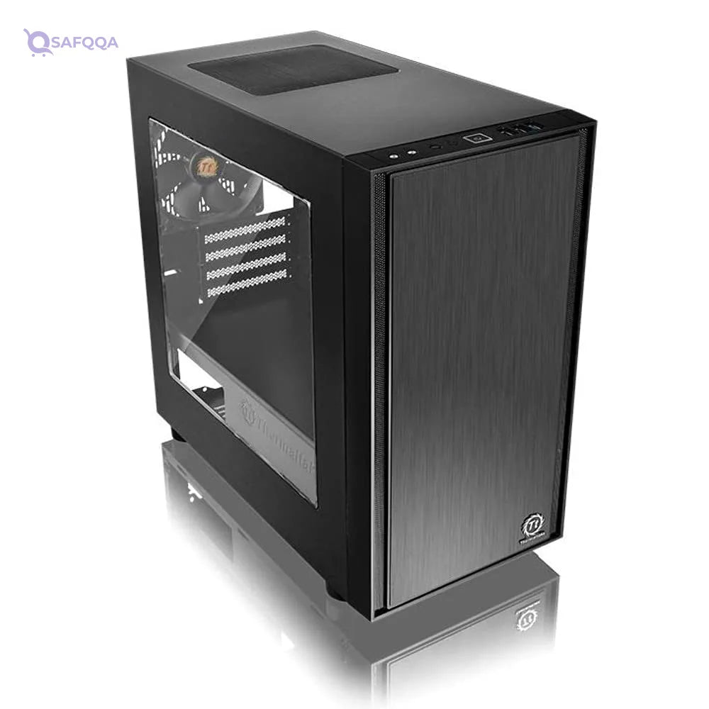 Thermaltake CA-1J1-00S1WN-00 Versa H17 Computer Case Black - Safqqa