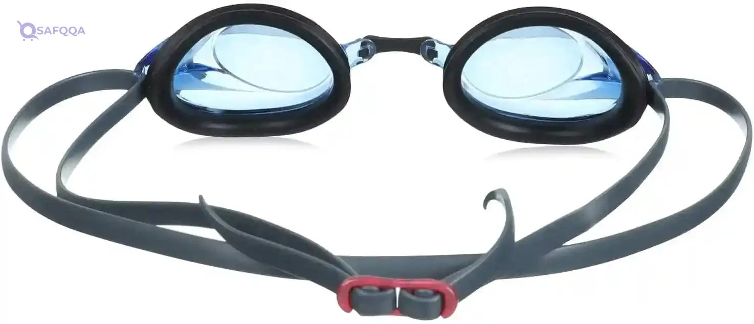 SPURT Swimming Goggles with Blue Lenses N2BAFJ-8 Black and Grey - Safqqa Egypt
