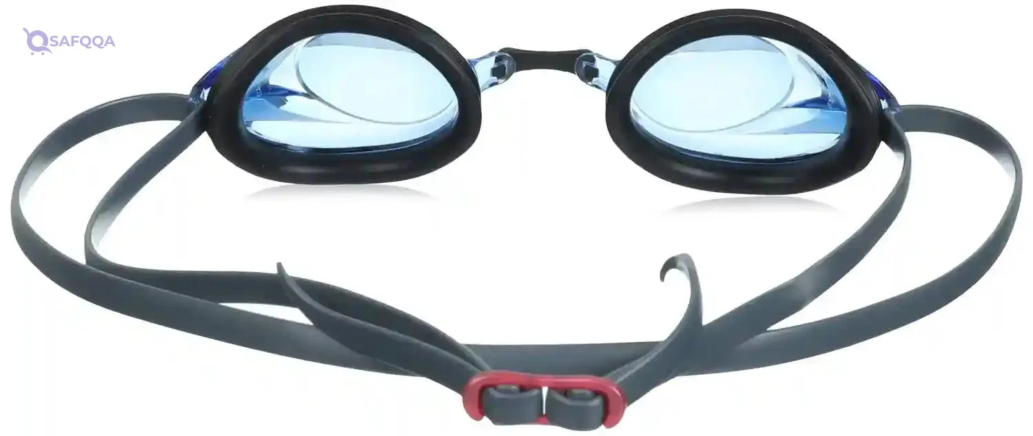 SPURT Swimming Goggles with Blue Lenses N2BAFJ-8 Black and Grey - Safqqa Egypt