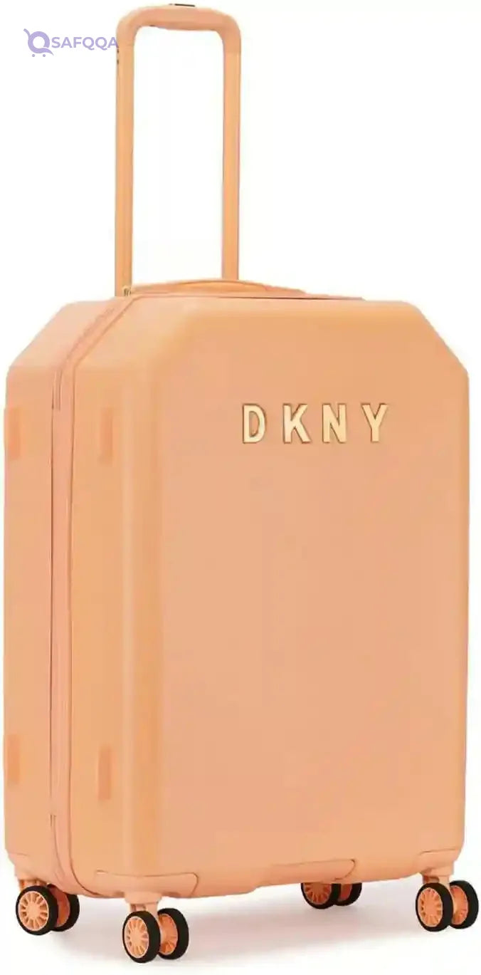 DKNY 21" Upright Luggage with 8 Spinner Wheels – ABS+PC Case (Damage box) - Safqqa