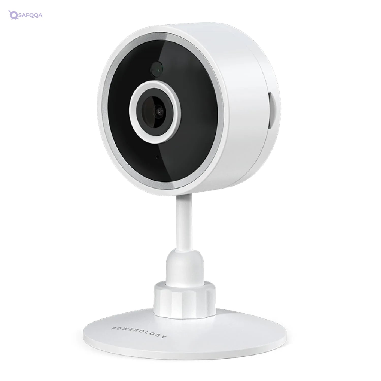 Powerology Smart Home Camera Wired Angle Lens - White - Safqqa