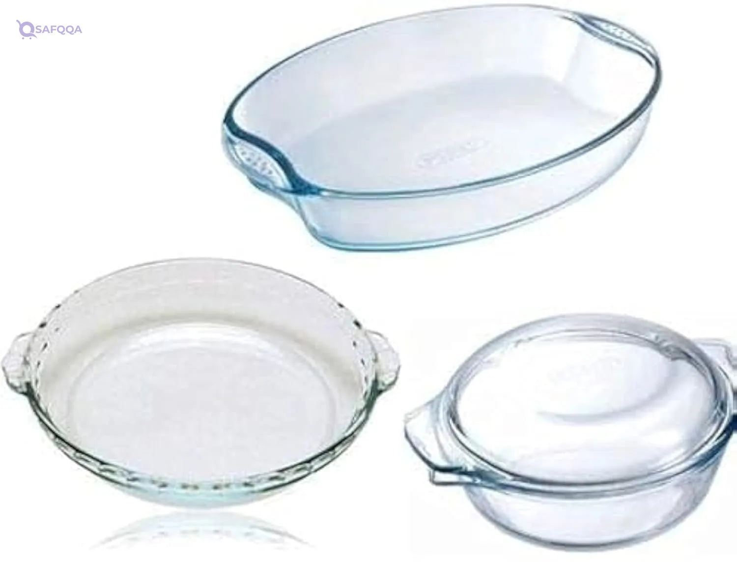 Pyrex Set of 4 – Durable Glassware - Safqqa