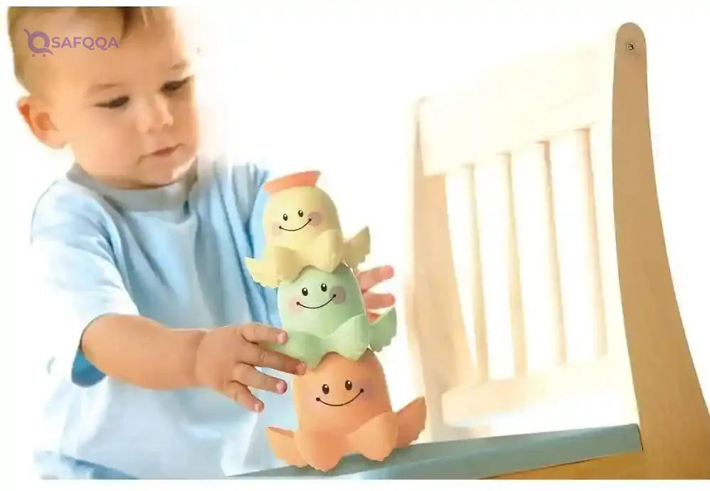 Tolo baby octopus shaped bath stacker - Safqqa Egypt
