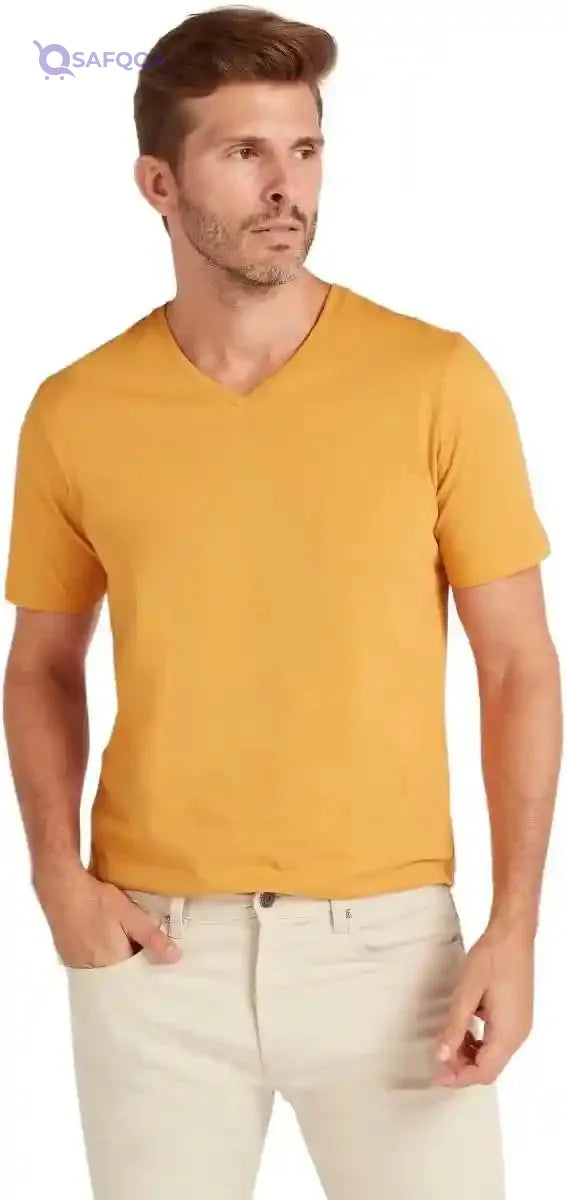 Splash mens 6204740 M H SL V NK T-Shirt (pack of 1) - Safqqa Egypt