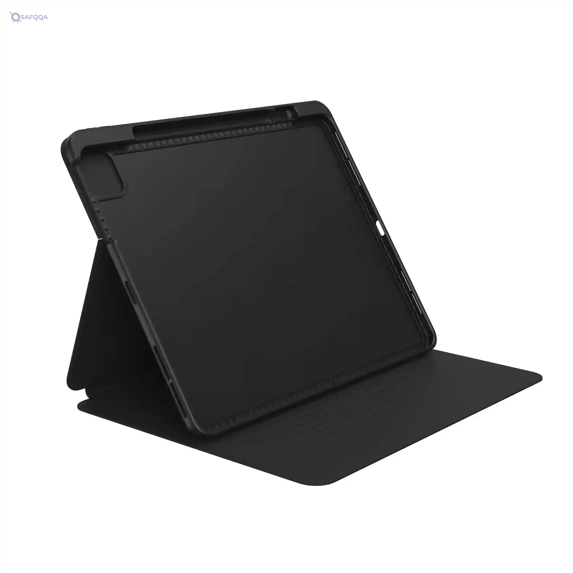 Speck Presidio PRO Folio Case for iPad 2021 / iPad Pro (2018–2020) 12.9-Inch – Black, Microban Protection - Safqqa
