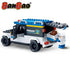 Banbao building kits police patrol car police highway arrest toy for kids 242 pieces b7005 - Safqqa