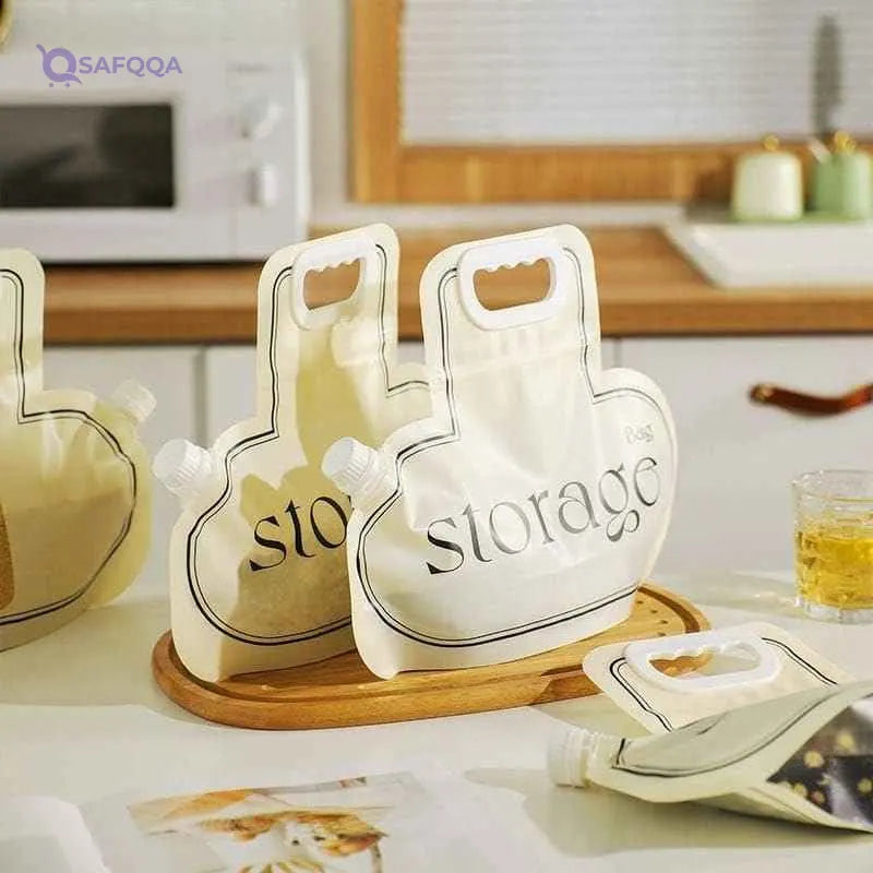 Durable Legume Storage Bags (Set of 2) Stylish Design for Efficient Legume Organization - Safqqa