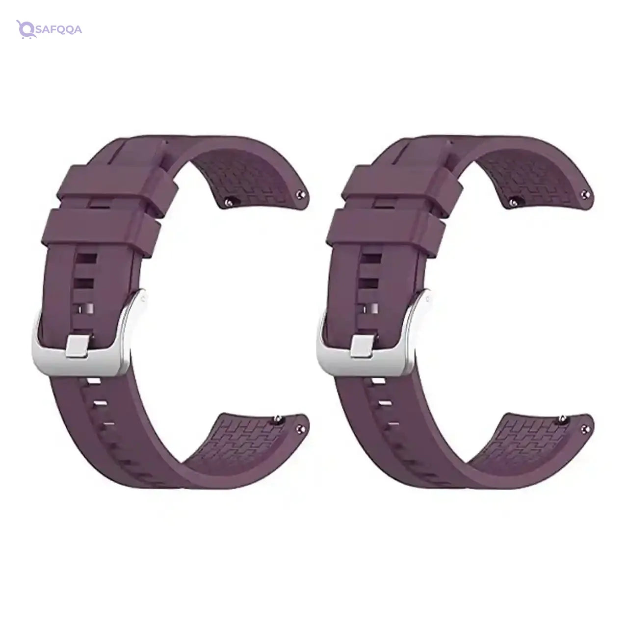 Strap watch uag nato 2 pieces for apple watch size 20 purple - Safqqa Egypt
