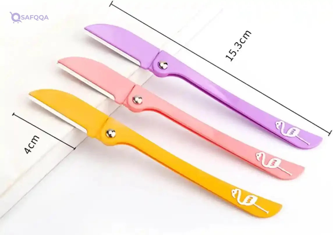 ART LOOK 3-Piece Facial Touch-Up Razor Gentle & Precise - Safqqa