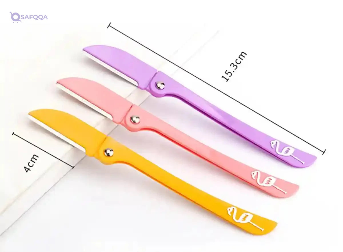 ART LOOK 3-Piece Facial Touch-Up Razor Gentle & Precise - Safqqa