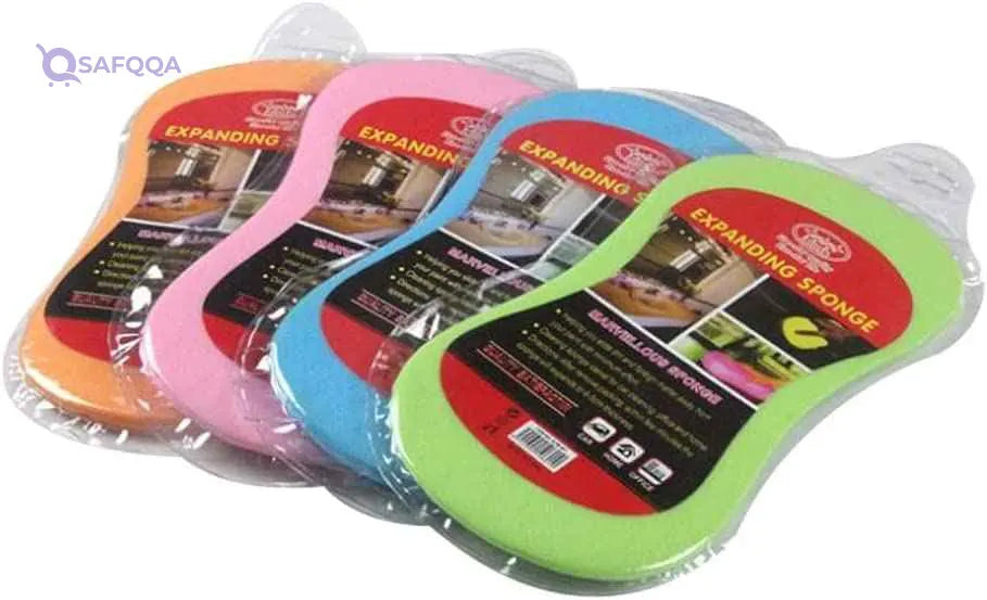 elyassin Compressed cleaning sponge - Multicolored - Safqqa
