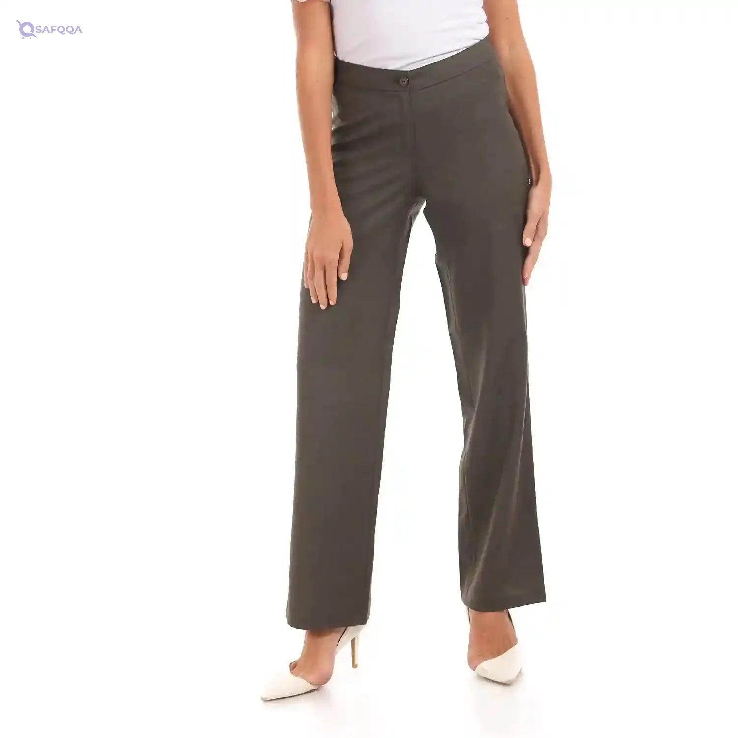 esla_Side Pockets Classic Pants_Oily_size 3 - Safqqa Egypt