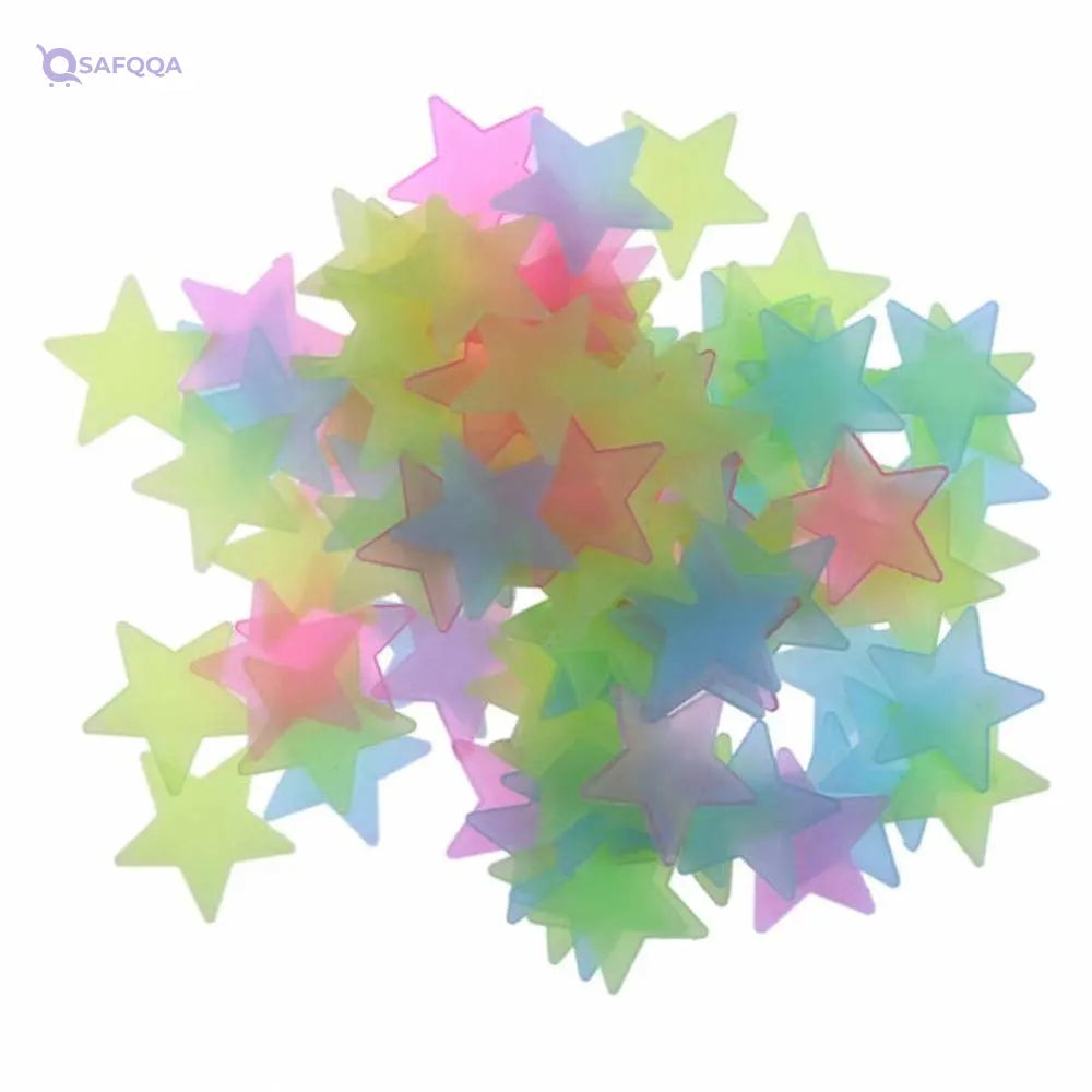 Senlinlv Luminous Star-Shaped Wall Stickers For Home Decoration - Safqqa
