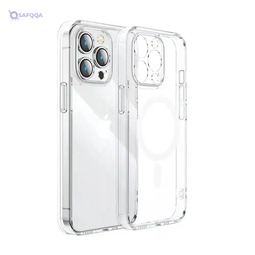 Joyroom JR-14D6 Magnetic Protective Phone Case for iP 14 Pro 6.1"-Transparent - Safqqa Egypt