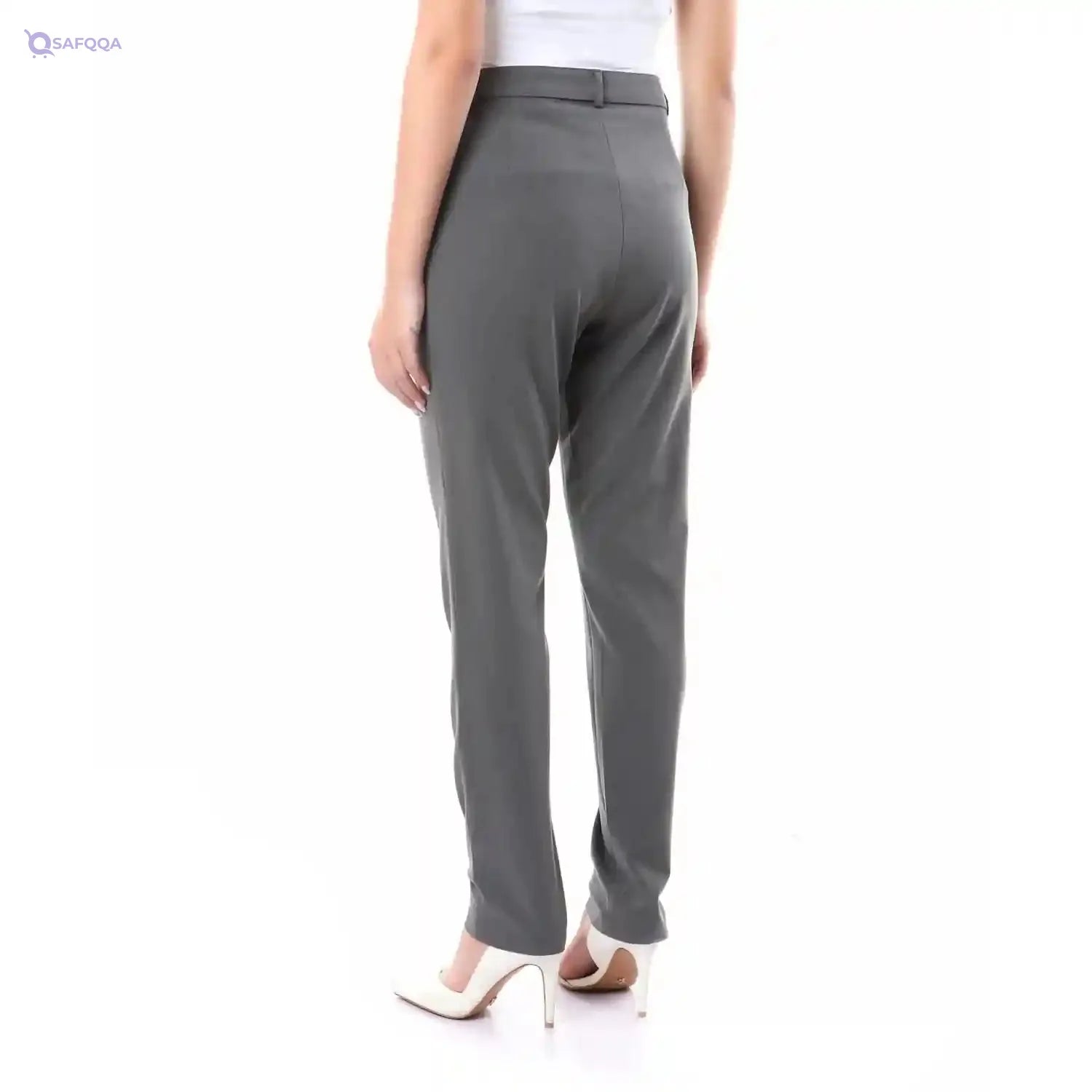 esla_Side Pockets Classic Pants_Grey_size 3 - Safqqa Egypt
