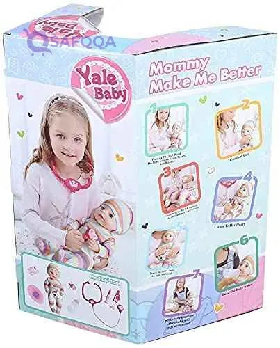 Yale Doll with Accessories for Girls, 40 cm - Multi Color - Safqqa Egypt