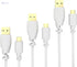 KabelDirekt 852 1.5m 5 x Micro USB Cable (USB 2.0, Synch & Charge Cable) TOP Series white - Safqqa Egypt