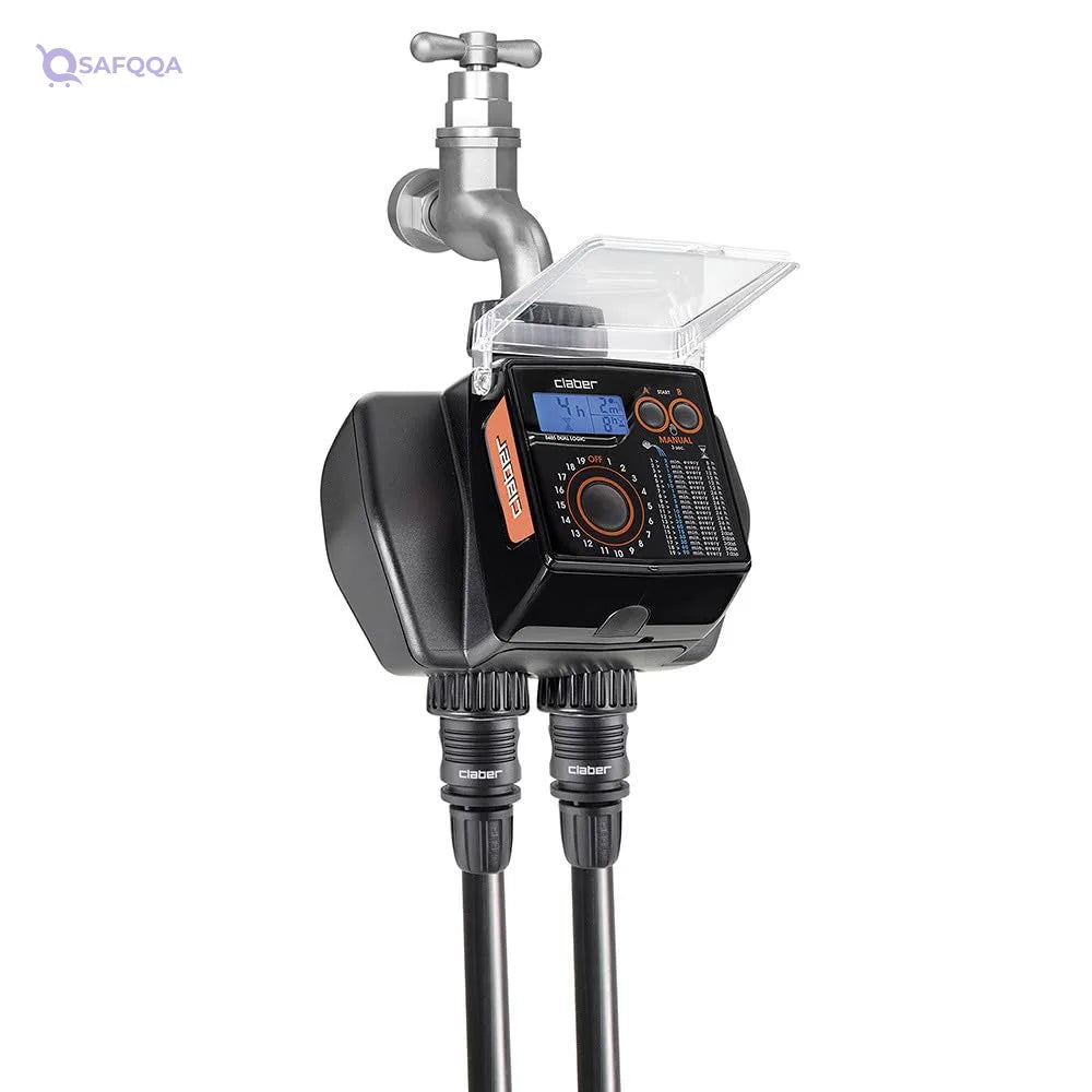 Claber 8485 Dual Logic – Smart Dual-Control Watering Device - Safqqa
