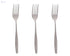 Zinnia Stainless Steel Classy/Mirror Table Forks 3-Piece Set Ergonomic design for comfortable handling - Safqqa