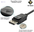 TP-TECH DP (DisplayPort) to VGA Adapter Male to Female 1080P, Compatible with Computer, Desktop, Laptop, PC, Monitor, Projector, HDTV - Safqqa Egypt