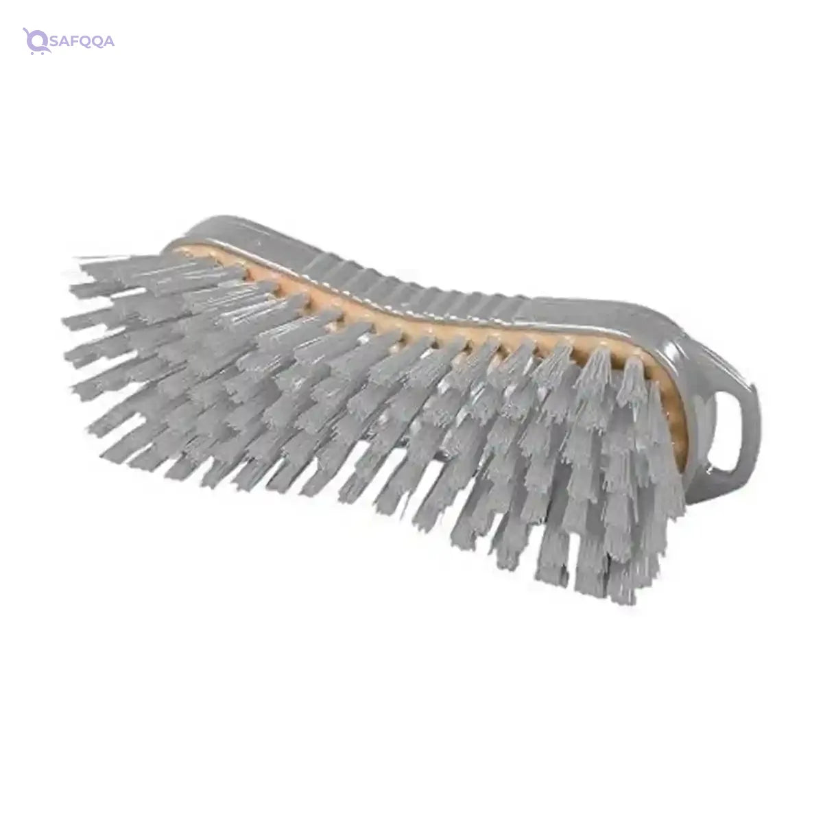 Maya Hand Scrub Brush Resin Set Stiff (210 x 70 mm) Gray 95063 - Safqqa Egypt