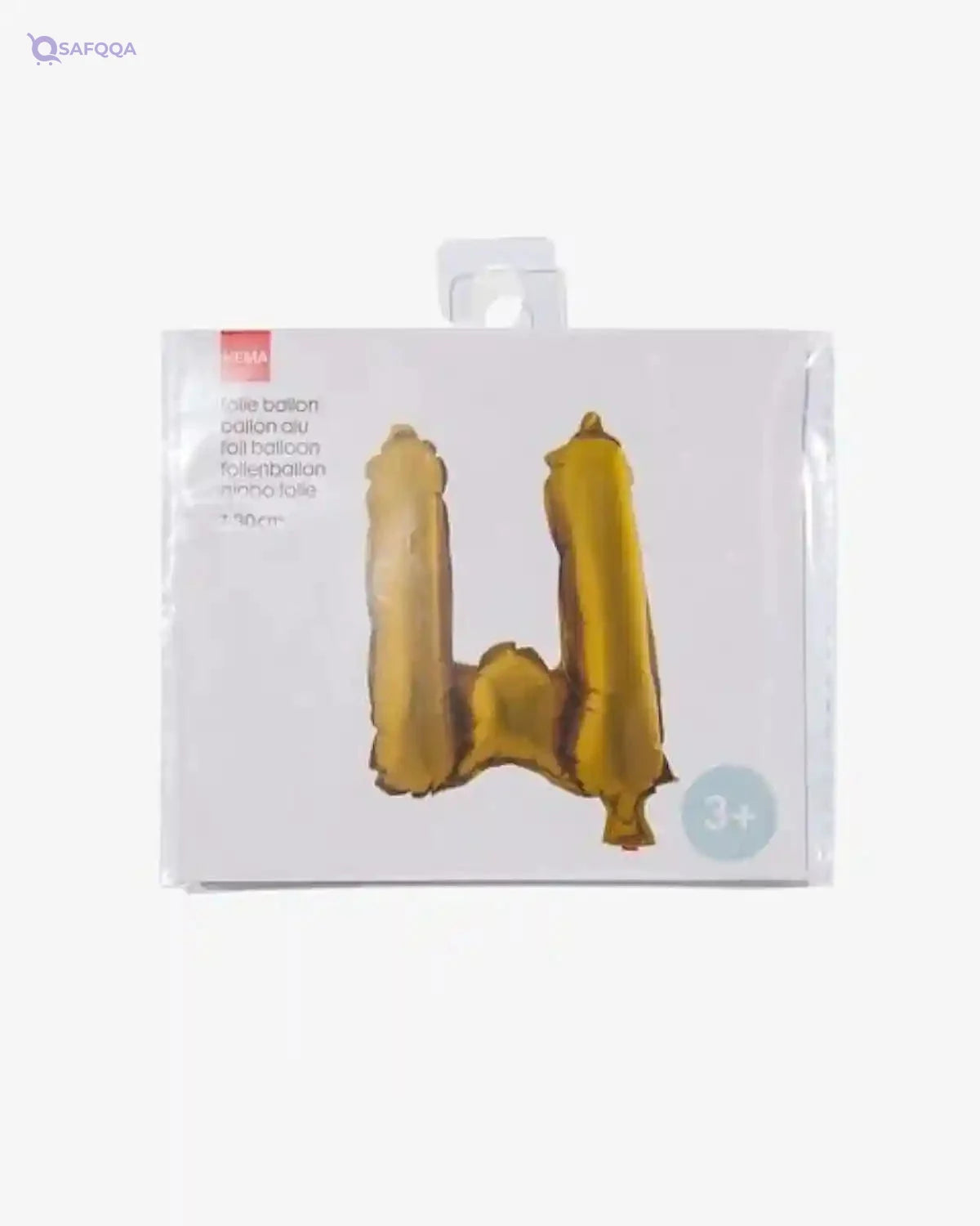 Hema Gold Foil Balloon, W, 30cm - Safqqa Egypt