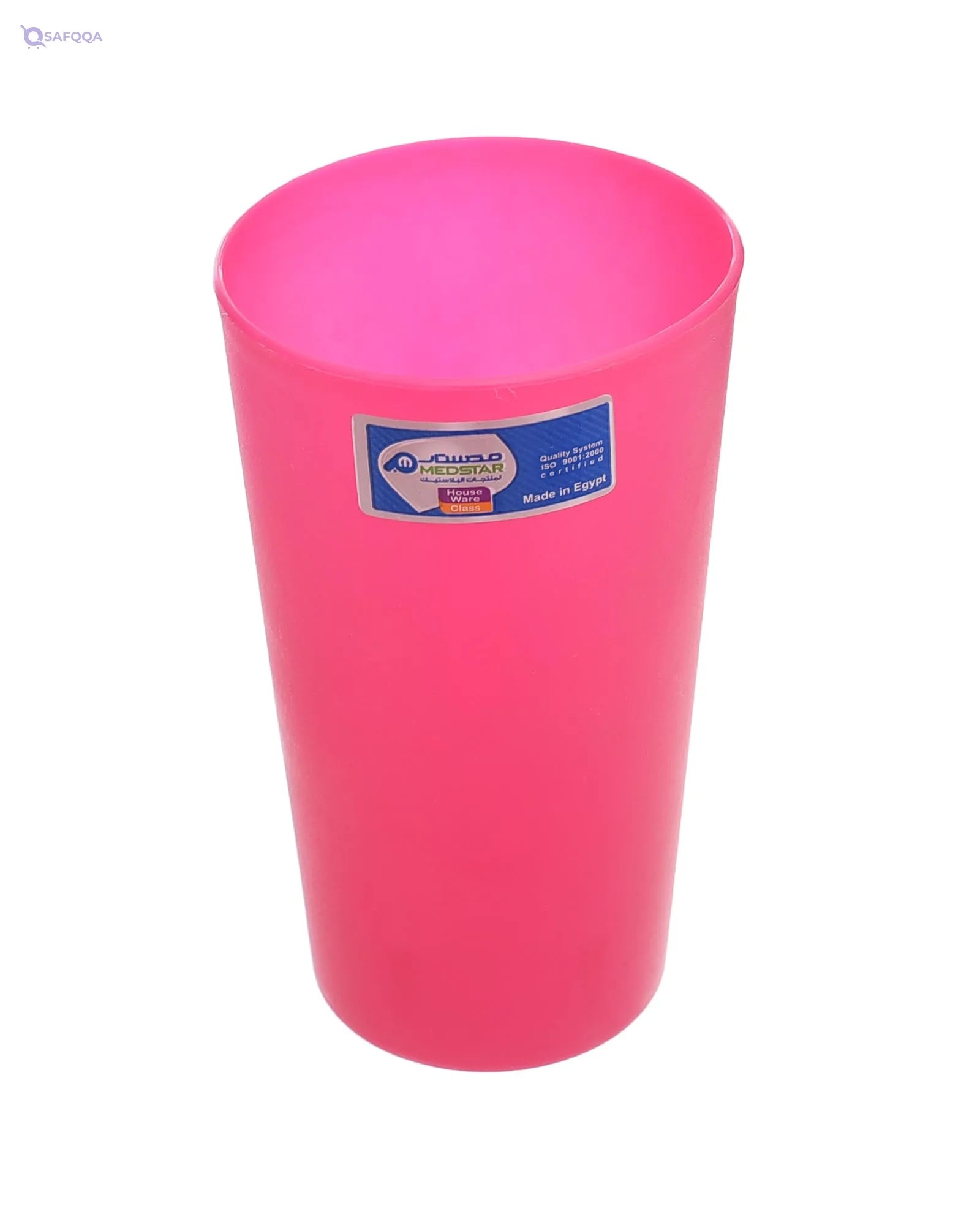 MedStar Plastic Cup ,450 ml , Pink - Safqqa