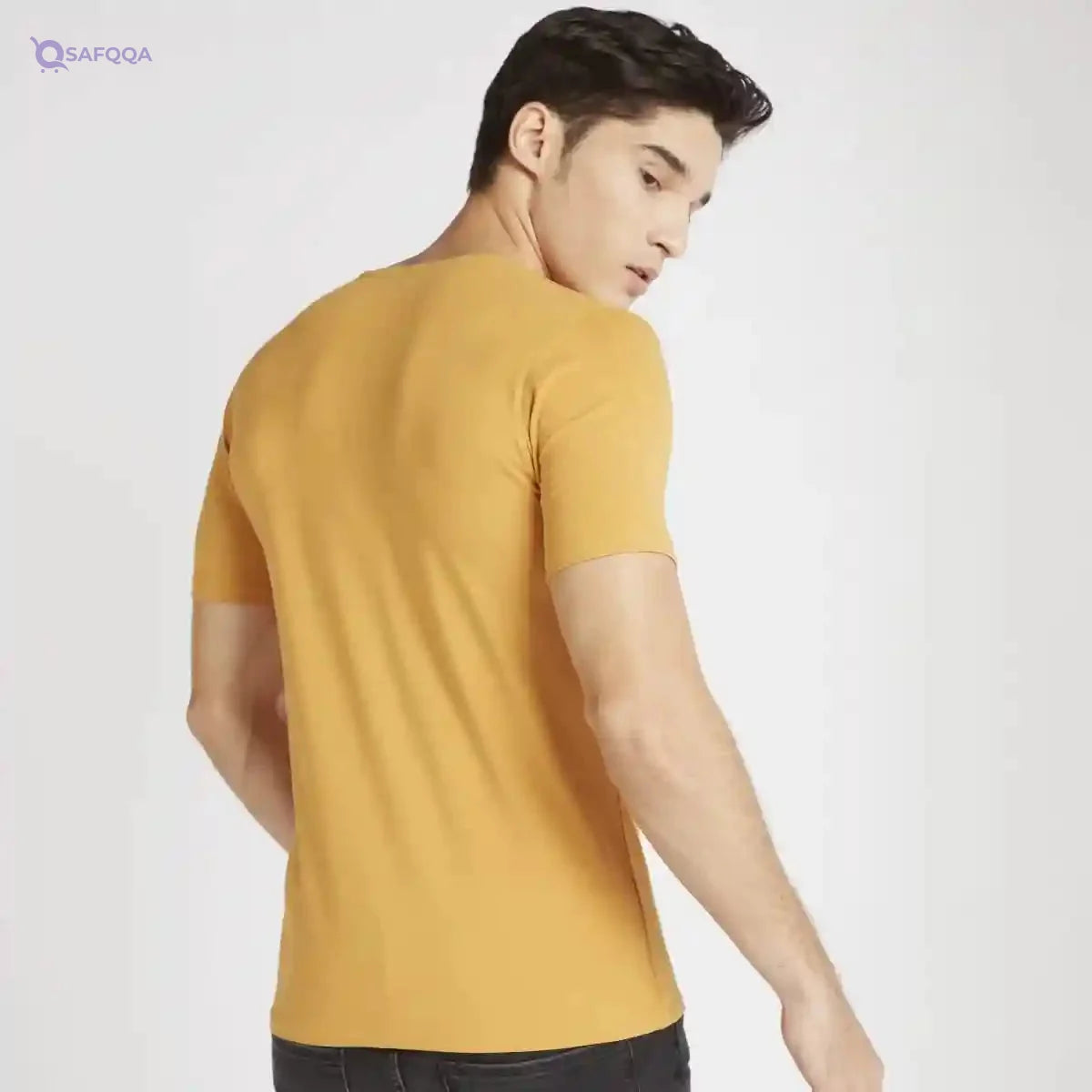 Splash mens 3516737 VNECK SOLID T-Shirt (pack of 1) - Safqqa Egypt