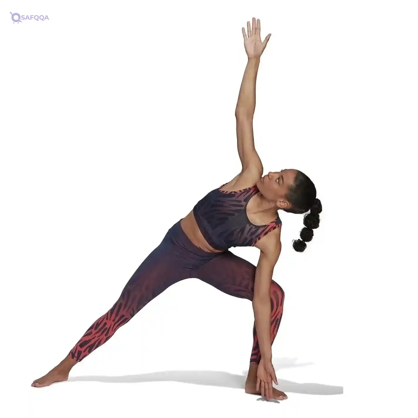 Adidas TRN TIGR AOP Training Semi-Turbo Workout Bra – Light Support - Safqqa