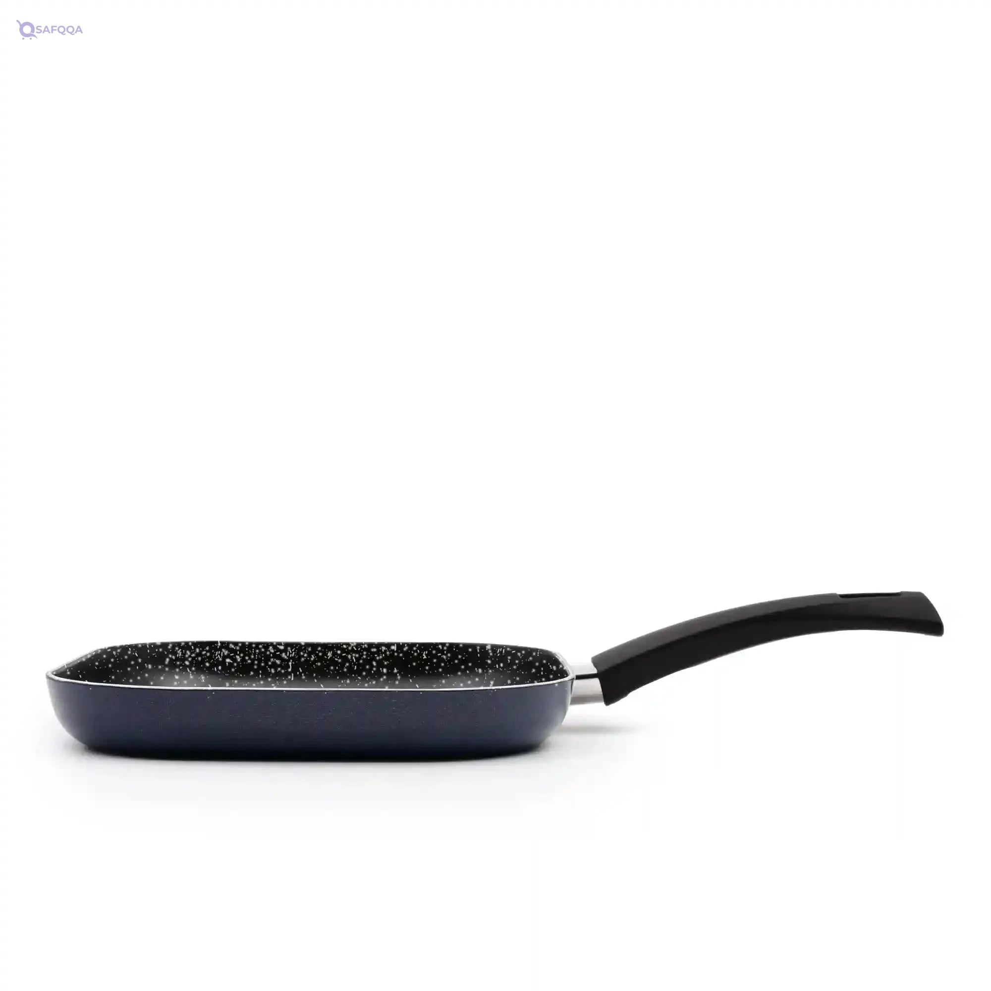 Celar Aluminum Blue Square Grill Pan, 26 cm Diameter, Induction + Gas Stove, Made In Portugal - Safqqa
