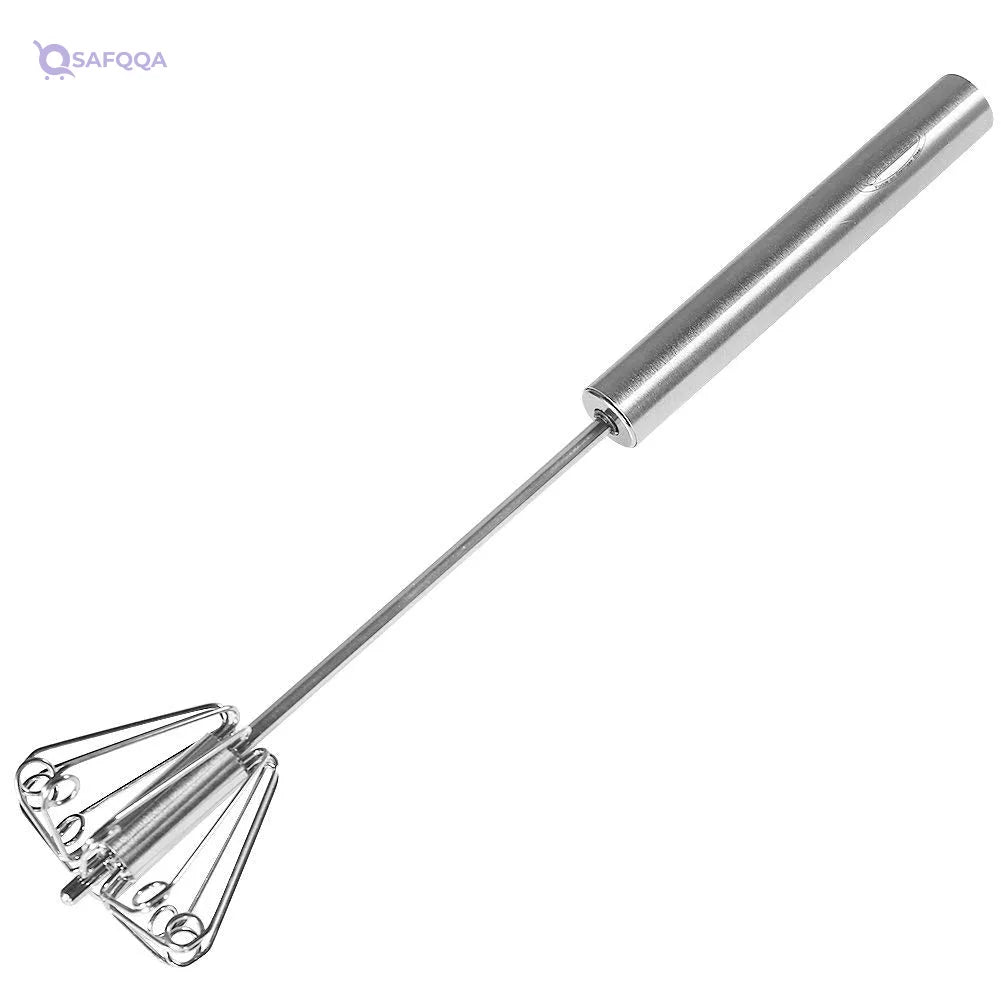 YOMYM Egg Whisk, Hand Push Whisk Blender for Home - Versatile Tool for Egg Beater, Milk Frother, Hand Push Mixer Stirrer - Safqqa