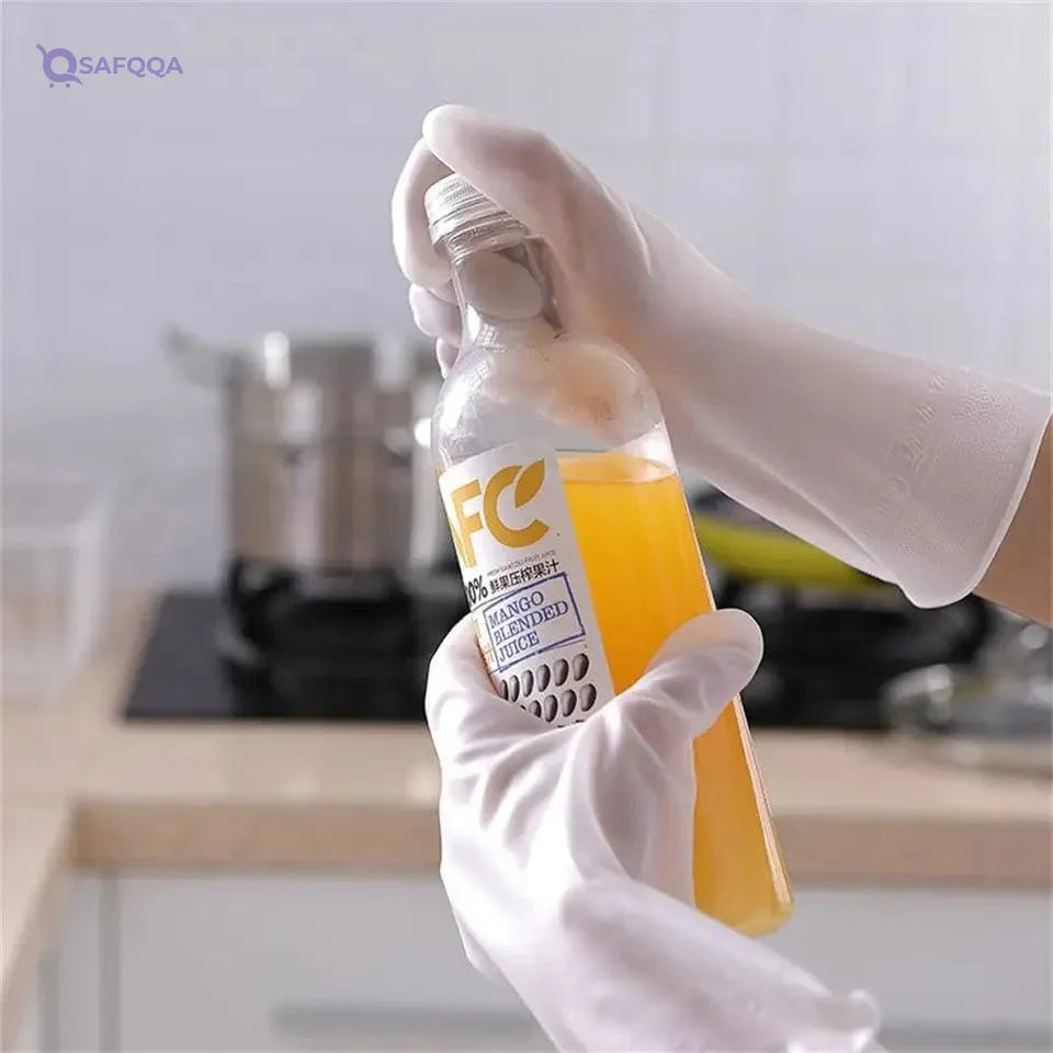 Dishwashing Gloves Better Grip Effective Cleaning Easy To Clean Reliable Waterproof Household Cleaning Tool Kitchen Gloves - Safqqa