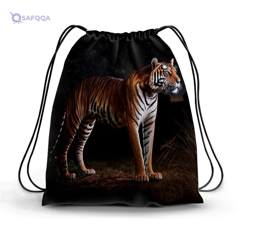 TAT DRAWSTRING BAG - 885, MultiColor, Large - Safqqa