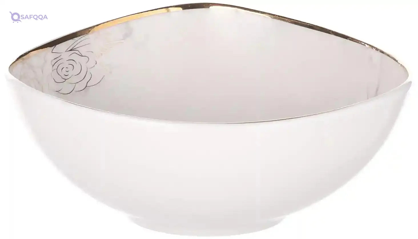 Lotus Dinner Set 26 PCS Cup 6027# 6 Multi-Colors (6 pie plates + 6 gateau plates + 6 soup bowls + 6 bowls + 1 round porcelain frying pan + 1 square grill) - Safqqa