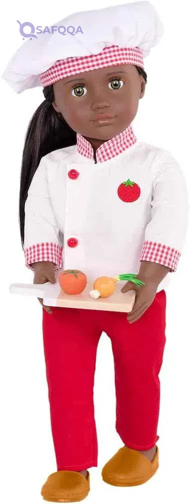 Toys Our Generation 18" Chef Doll with Play Food Accessories - Safqqa