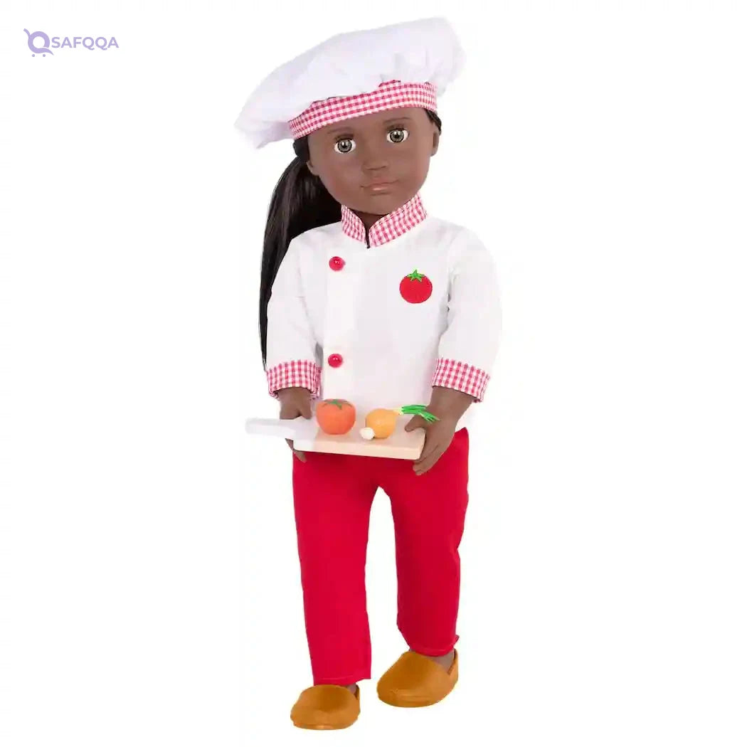 Toys Our Generation 18" Chef Doll with Play Food Accessories - Safqqa