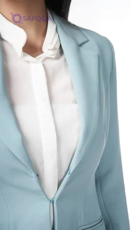 Bella Donna Women's Crepe Tailored Jacket - S22FJ09G - Safqqa