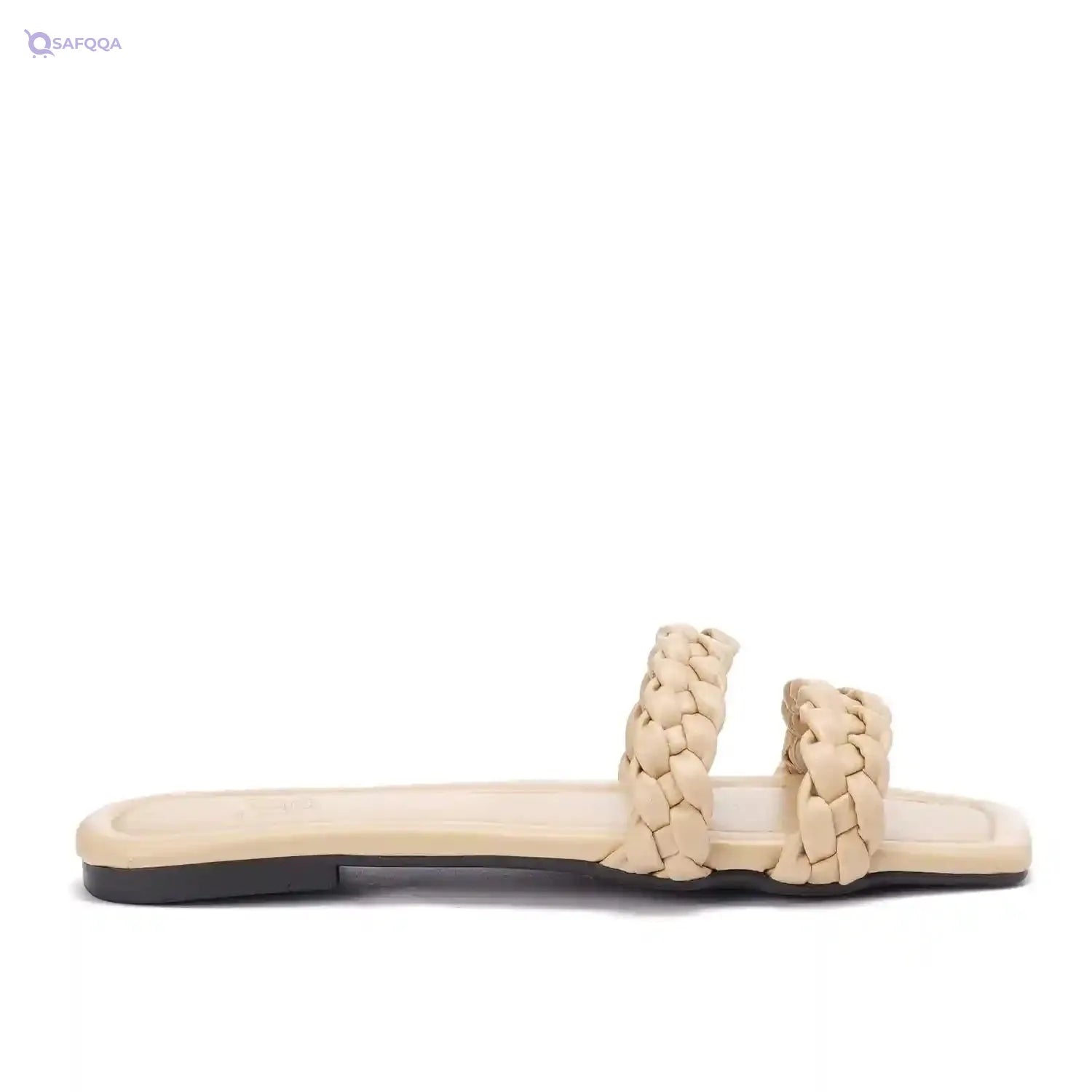 womens Chunky Braided Slipper Flip Flop - Safqqa Egypt