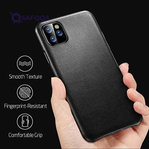 Case for iPhone 11 Pro Luxury Back Cover,Black,for iPhone 11Pro - Safqqa Egypt