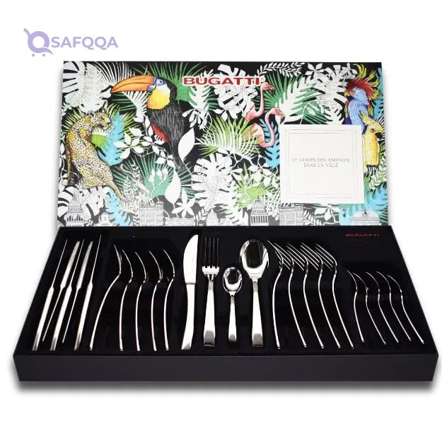 Bugatti Metropolis Cutlery Set – 24 Pieces - Safqqa