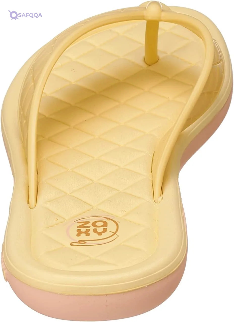 Zaxy Women’s Rubber Flip Flops – Soft & Comfortable - Safqqa