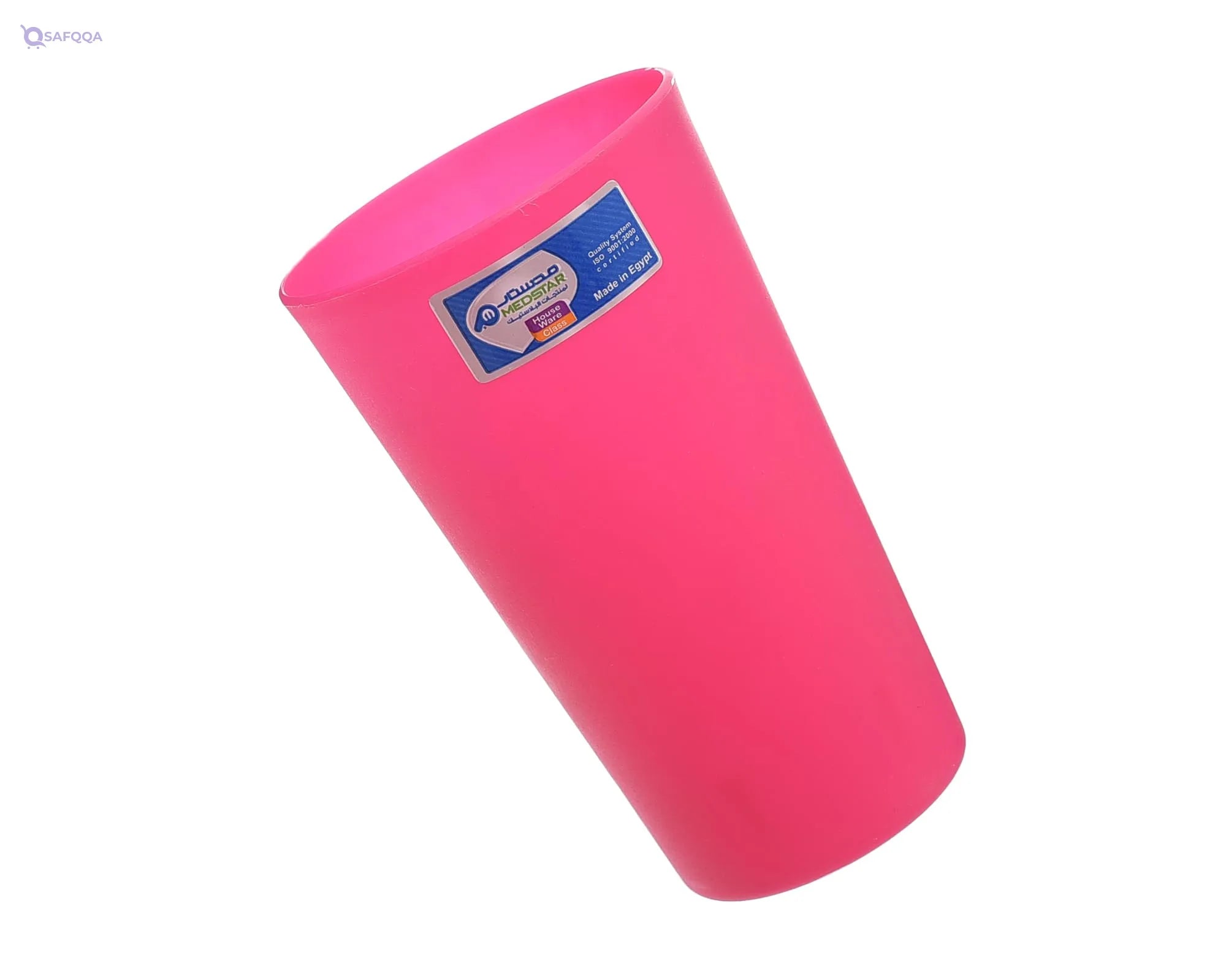 MedStar Plastic Cup ,450 ml , Pink - Safqqa