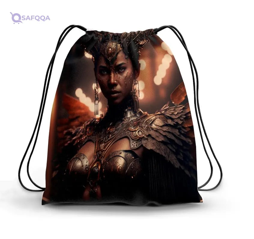 TAT DRAWSTRING BAG - 748, MultiColor, Large - Safqqa