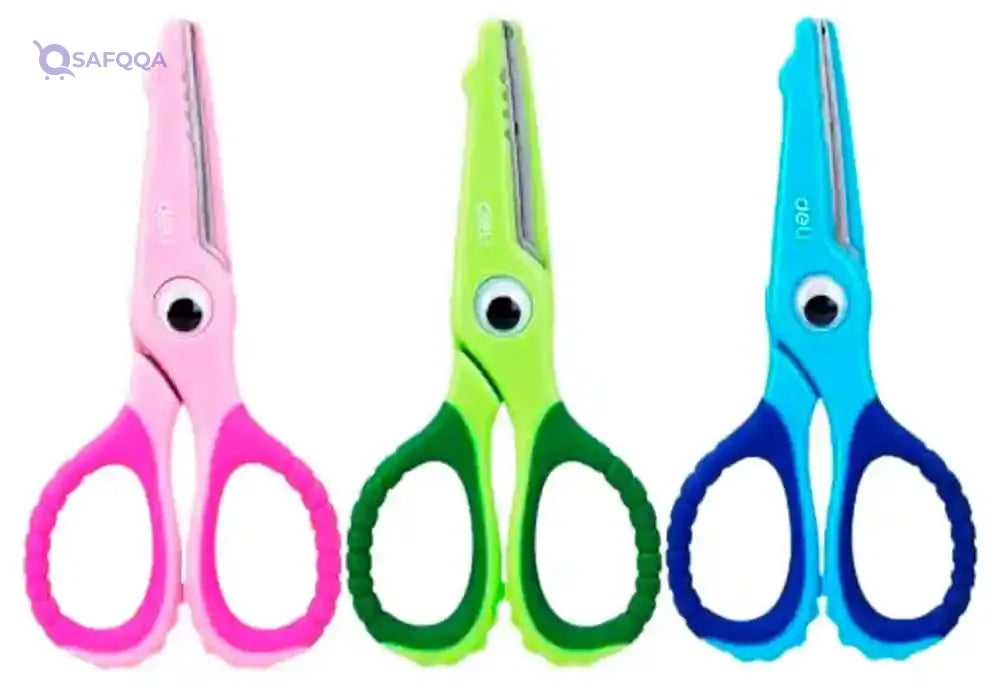 Deli Scissors 134Mm 5 3/25.4 cm Asst. E6071 - Safqqa