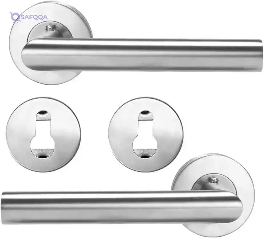 NOLOGO Adjustable Interior Door Handle Set with Lock - Safqqa