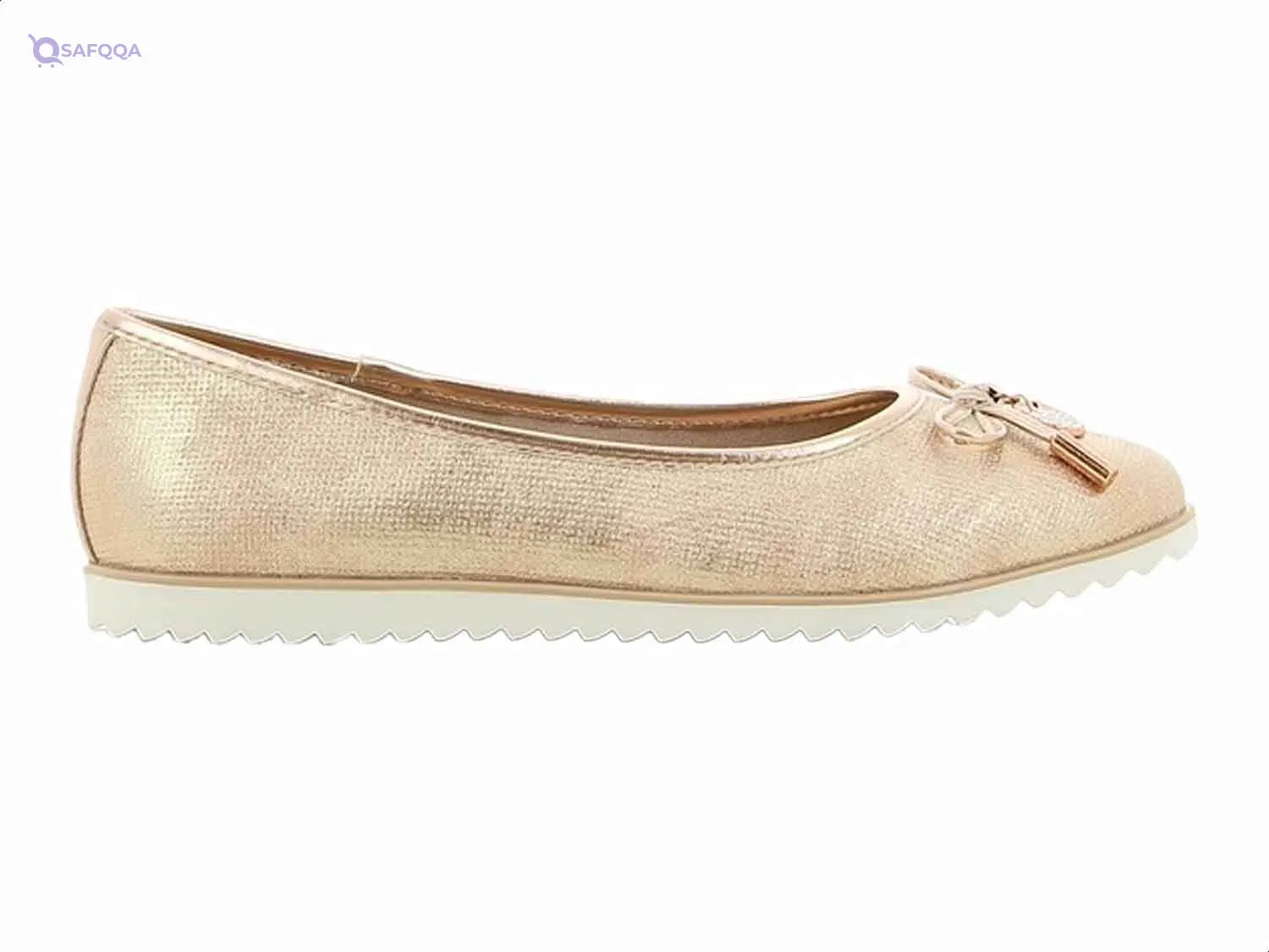 Sprox Front Ribbon Detail Ballerina Shoes for Women - Safqqa Egypt