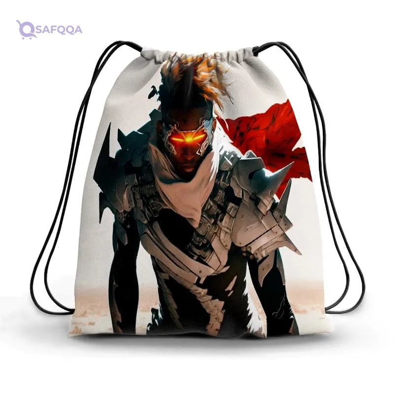 TAT DRAWSTRING BAG - 985, MultiColor, Large - Safqqa