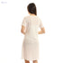 Printed Cotton Slip On Sleepshirt,Comfortable and lightweight for sleeping or lounging - Safqqa