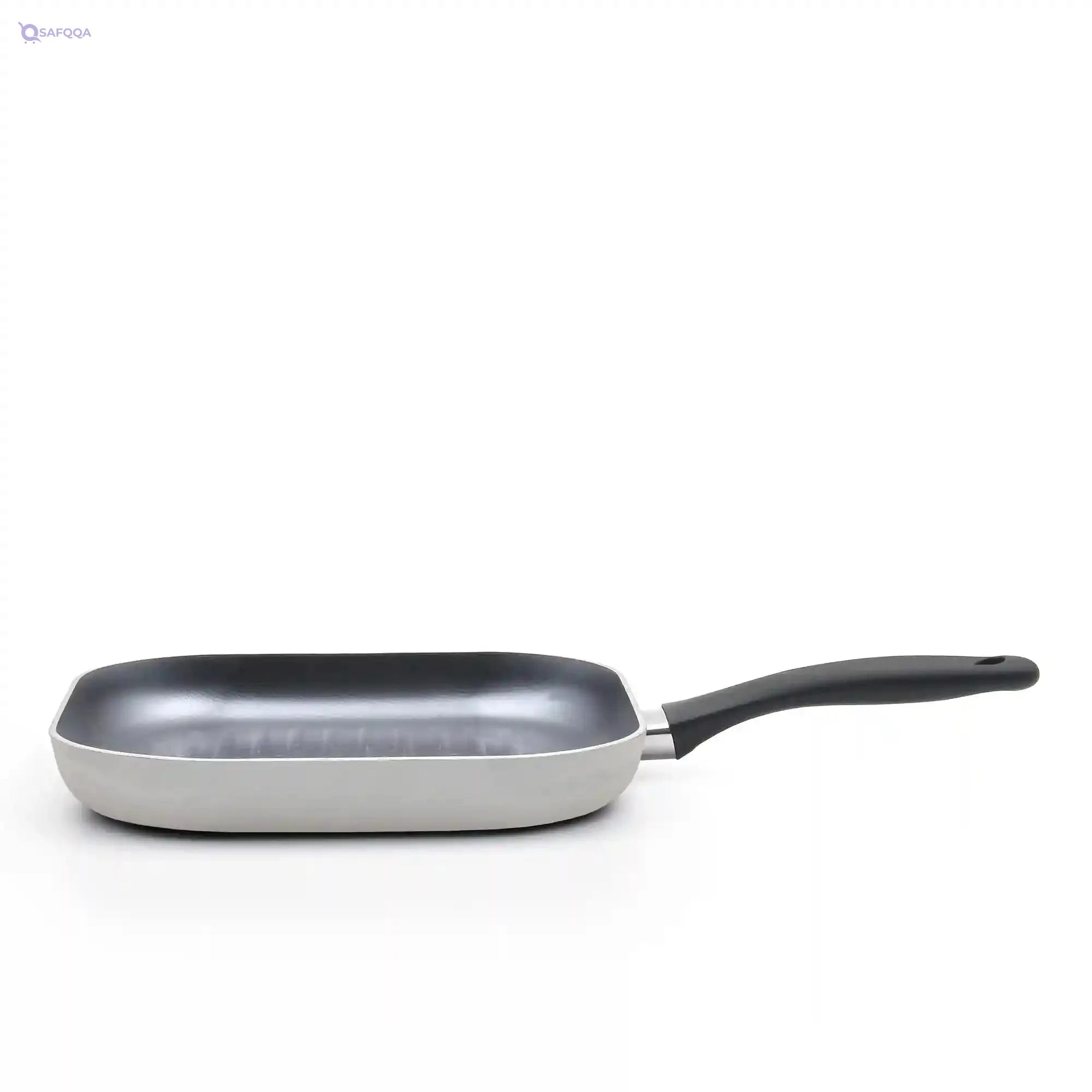 Celar Aveiro Aluminum Bakelite Soft Touch Fitting Square Non Stick Grill Pan, 26 cm Size, Made In Portugal - Safqqa