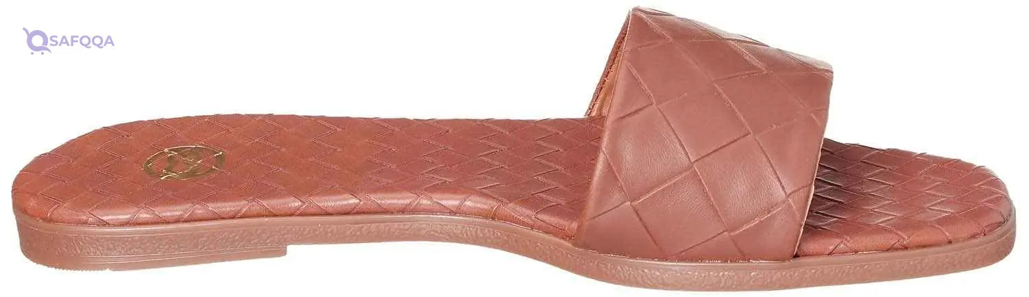 Club Aldo Square-Toe Basket-Weave Slide Slippers for Women - Safqqa Egypt